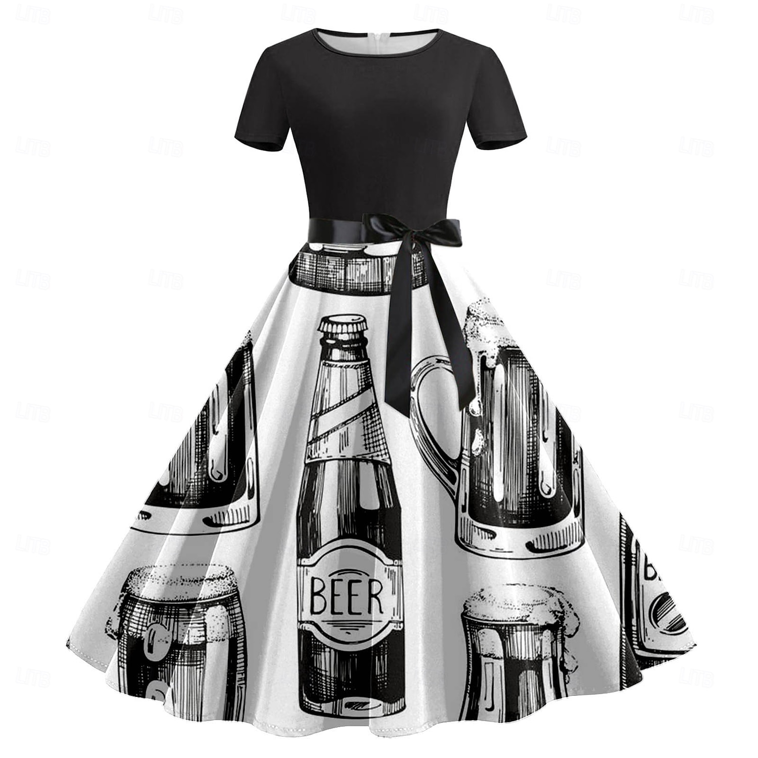 Vestidos Bávaro Munique Alemão Alpino Arte Gráfica para Mulheres Adulto Impressão 3D  para Carnaval Cerveja Oktoberfest Festa de 2026 por $30.99 –P5