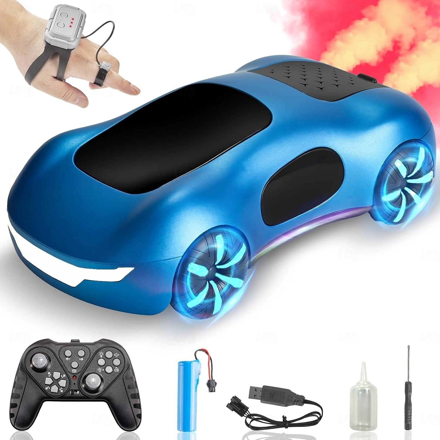RC driftovací auto, auta na dálkové ovládání pro dospělé 1/14 2,4 GHz, driftovací auto s gesty, kaskadérská auta, RC auta s dvojitým sprejem, RC driftovací auto, vysokorychlostní driftovací auta na 2025 - $39.99 –P2