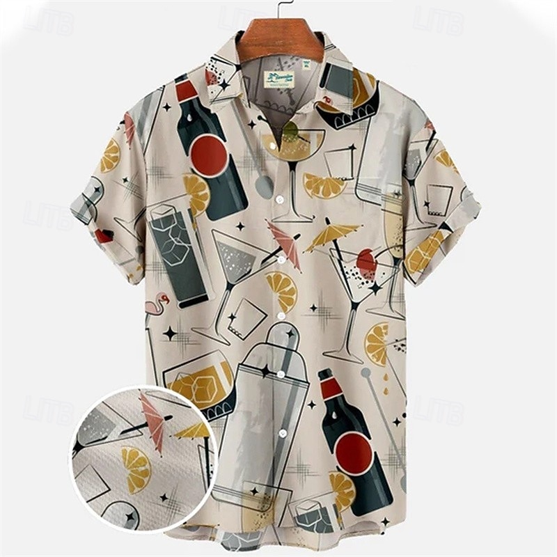 Hawaii-Hemden Aloha-Hemd Bayerisch München Deutsch alpin Grafik für Herren Erwachsene 3D-Druck  für Karneval Oktoberfestbier Strand Urlaub Party 2026 - $23.99 –P4