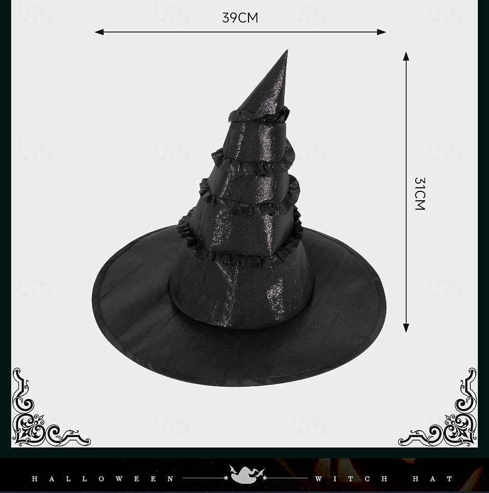 Strega Elphaba Cappello Accessori Adulti Per donna Halloween Carnevale Feste Performance Costumi di Halloween facili Vestirsi del 2026 a $20.99 –P1