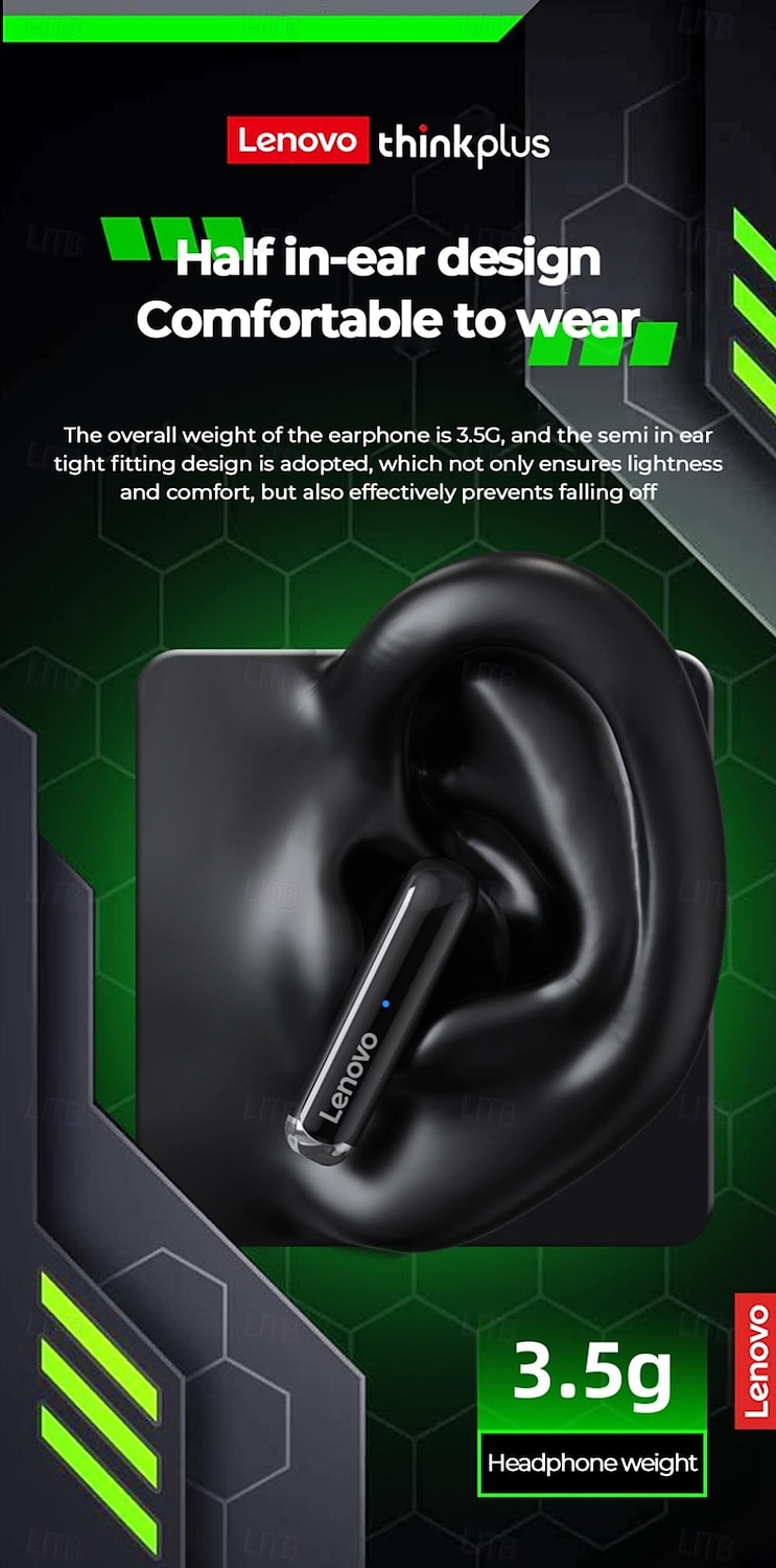 2025年 Lenovoの新製品 XT81 完全ワイヤレスヘッドホン TWS イヤホン インイヤー Bluetooth 5.3 サラウンドサウンド ENC 環境ノイズキャンセリング 長時間バッテリー Apple、Samsung、Huawei、Xiaomi、Mi の日常使用に最適  コレクション – $33.99 –P7