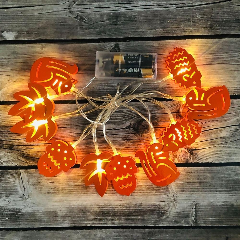 Pinecone Squirrel Hedgehog Maple Leaf Shaped Light String Bedroom Living Room Decorative Light Festival Party Decoration Atmosphere Light Battery Box Power Supply 1.5m String Lights 10 LEDs   1 set 2025 - $14.49 –P6
