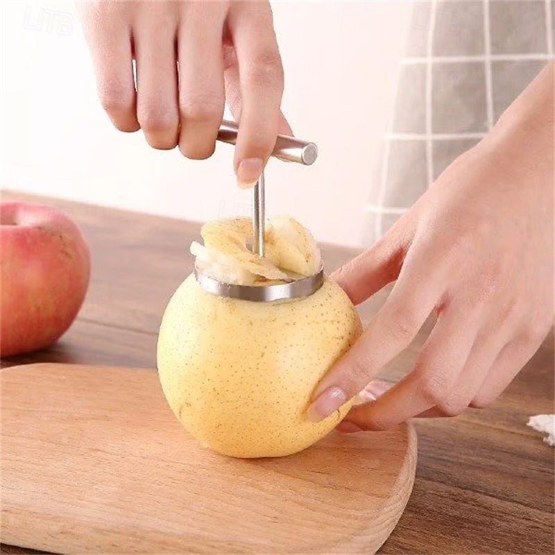 Multifunkční kuchyňský nástroj z nerezové oceli pro oddělování jader jablek a hrušek, odstraňovač jader 304 pro ananas, ovoce a zeleninu, odolný nástroj pro odstraňování jader ovoce pro domácí 2025 - $11.99 –P2