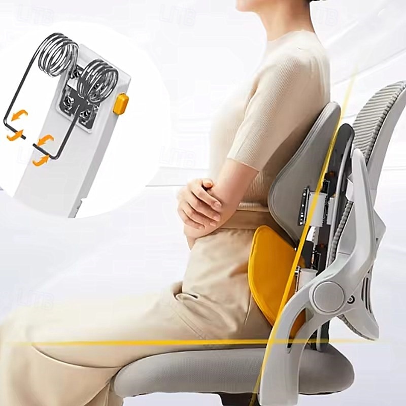 Cuscino per sedile a lungo termine, supporto ergonomico per la vita, protezione per la vita in auto del 2025 a $59.99 –P9