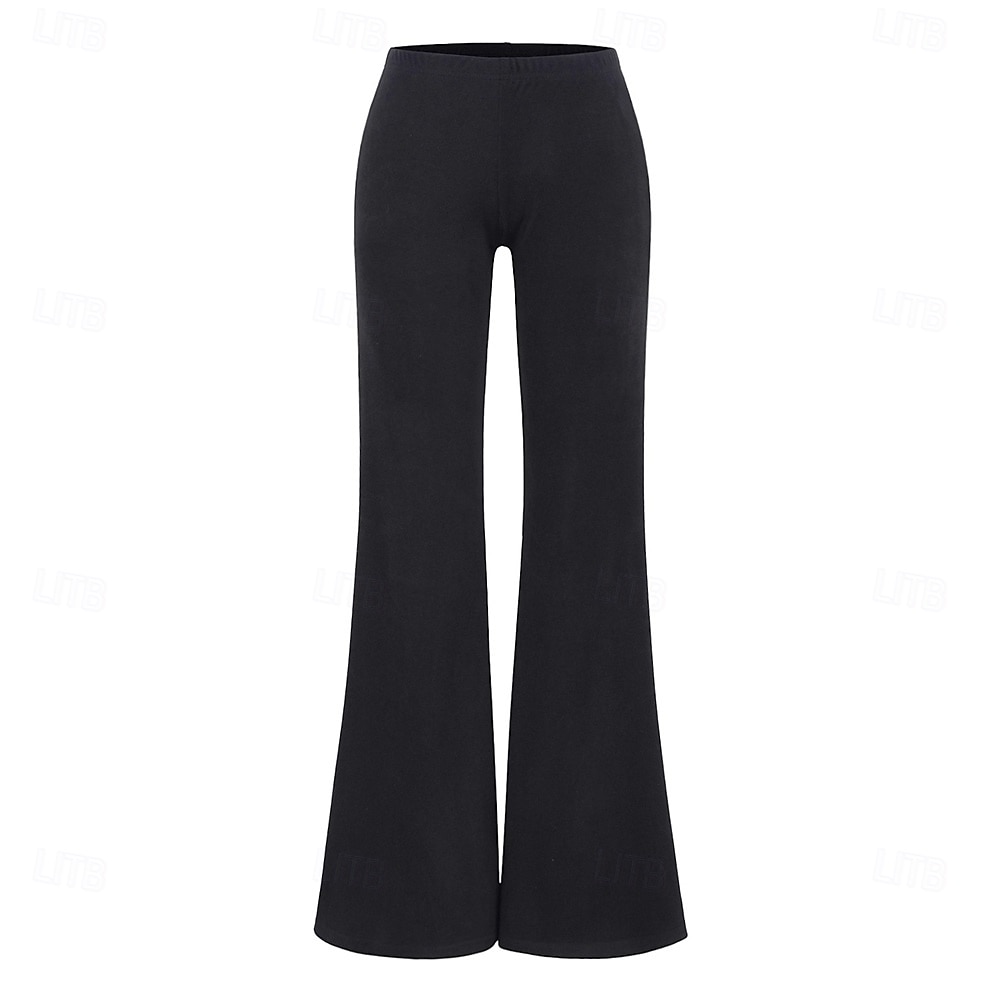 Jungen Mädchen Basic Latein Jazz Tanzhose Stretch Bootcut Hose Modern Ballroom Dancewear 2025 - $26.99 –P6