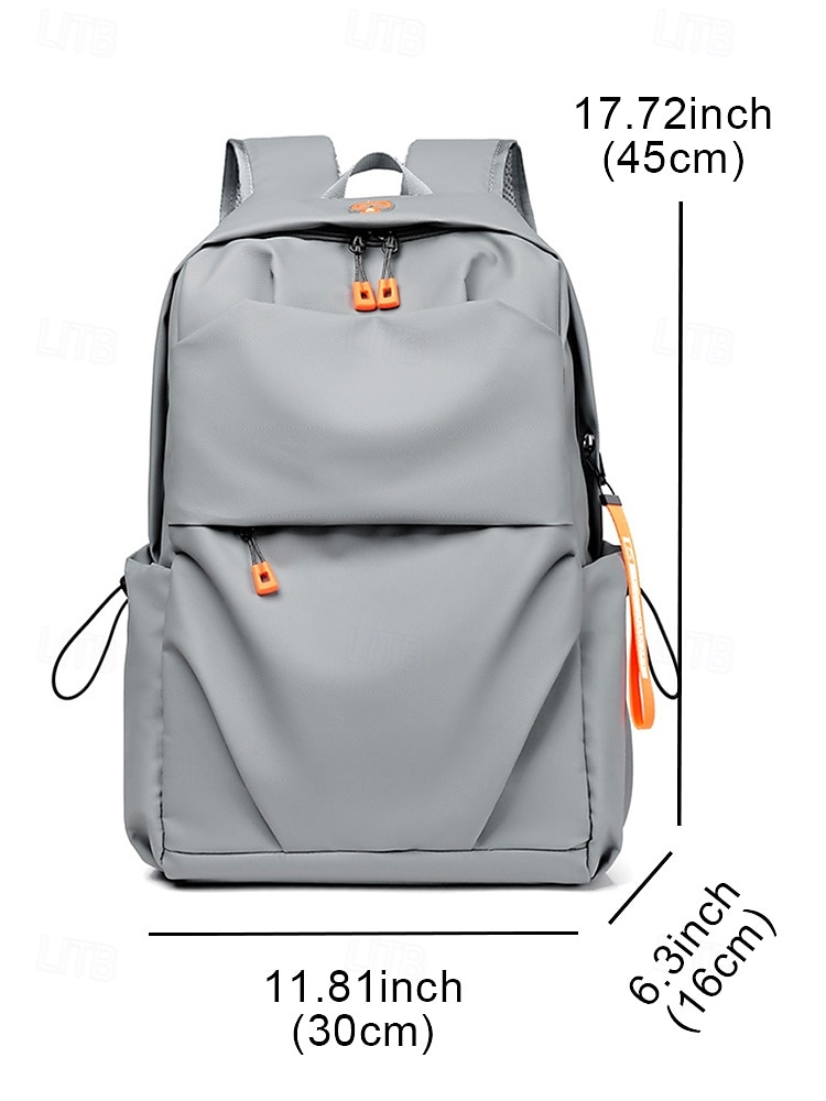 Waterafstotende USB-oplaadrugzak voor heren - krasbestendige reistas met bagageriem voor school, zaken en dagelijks woon-werkverkeer 2025 - $29.99 –P12