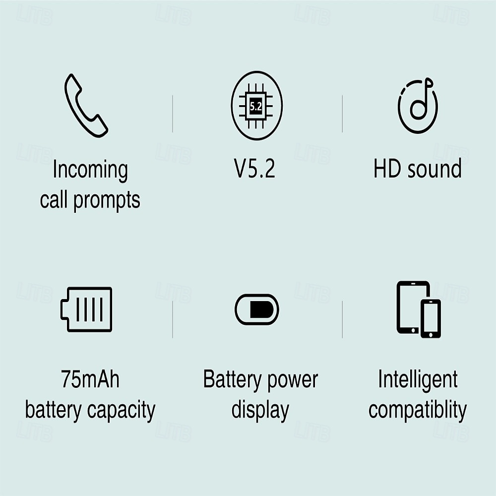 Hi72 Langattomat kuulokkeet TWS Korvakoukku Bluetooth5.0 Bluetooth 5.1 Urheilu Vedenkestävä Stereot varten Apple Samsung Huawei Xiaomi MI Retkeily ja vaellus Päivittäiskäyttöön Ulkoilu 2025 - $23.99 –P2