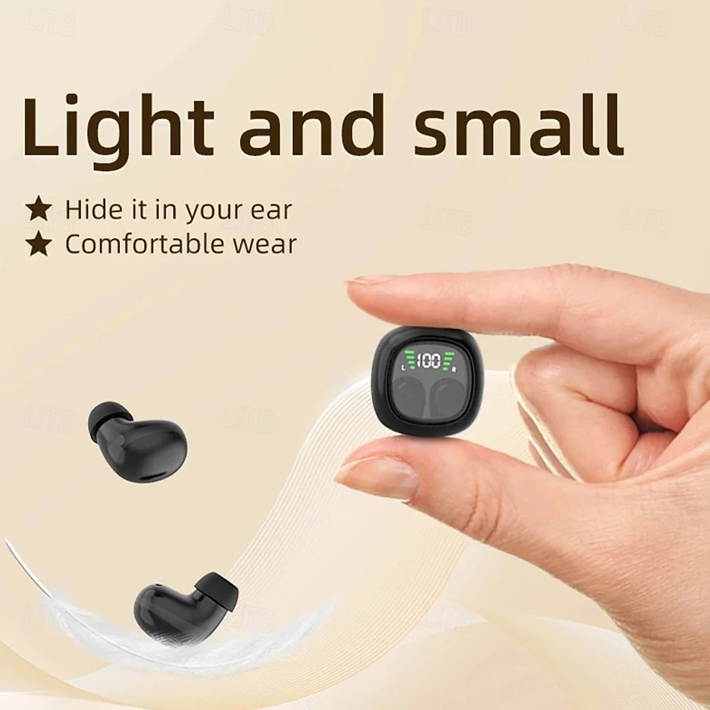 696 MINI01 Fone de ouvido sem fio True TWS No ouvido Bluetooth 5.3 Estéreo O som ao Redor Microfone Embutido para Apple Samsung Huawei Xiaomi MI Treino de Ginástica Esqui Acampar e Caminhar Negócios de 2025 por $19.99 –P6