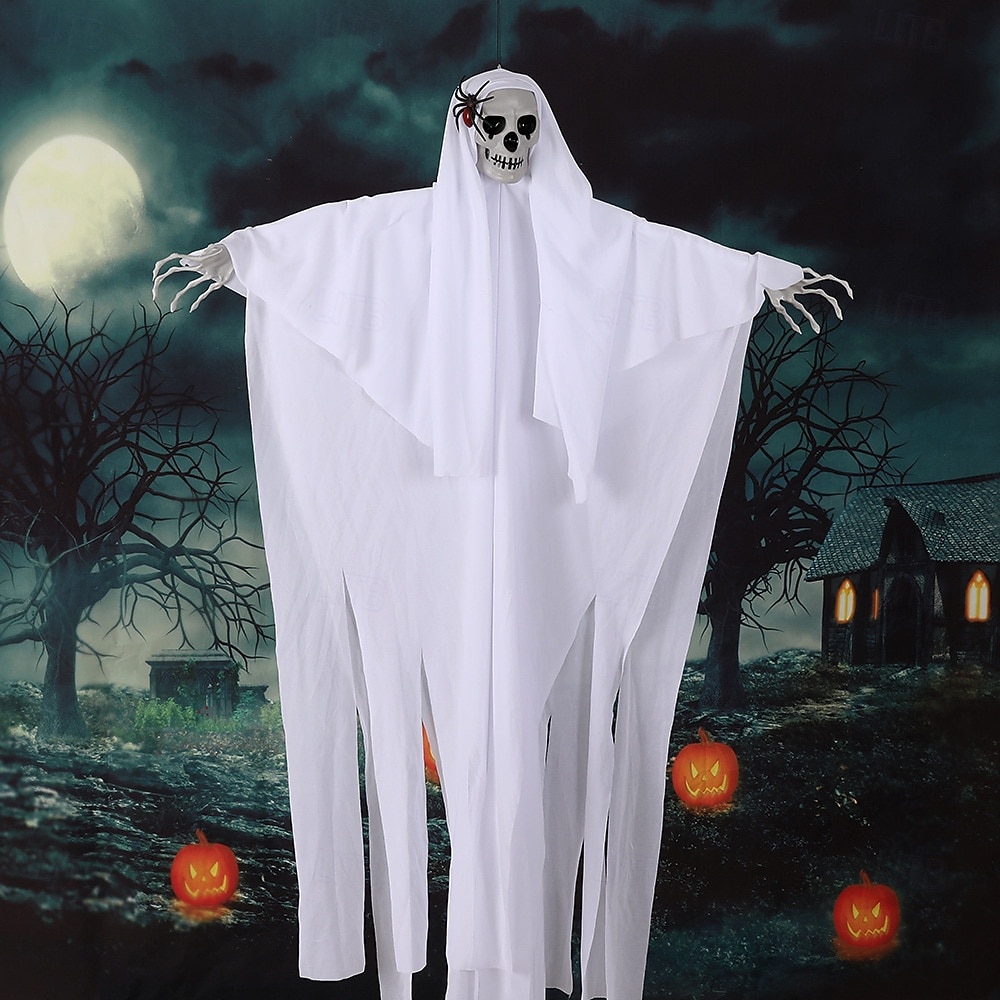 2 Pack Halloween Hanging Skeleton Ghosts Decorations, Grim Reapers for Halloween Outdoor Decorations, Halloweens Skeleton Flying Ghost, Haunted Haunted House Prop, Party Decor 2026 - $24.99 –P7