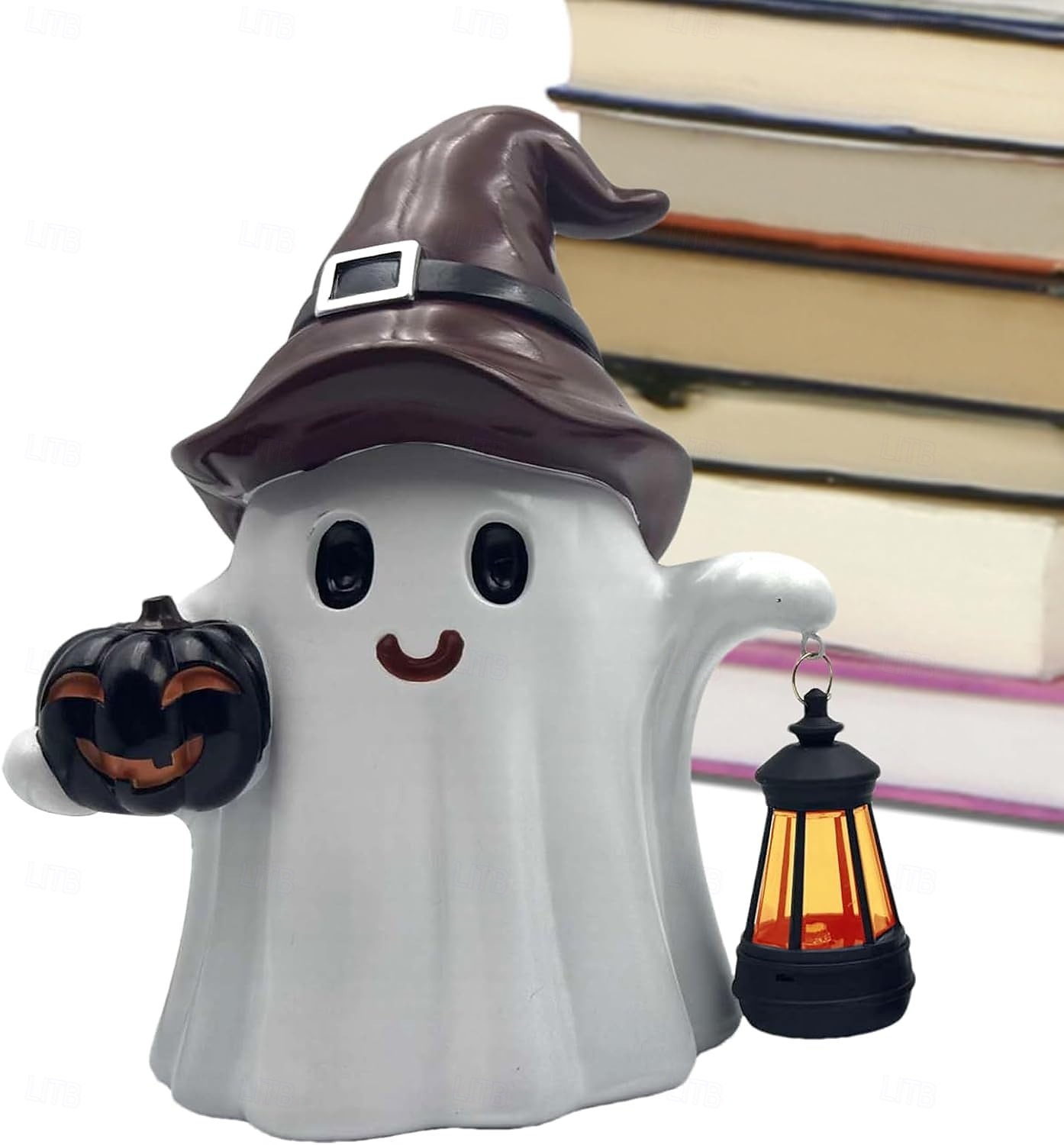 1 ks halloween venkovní solární vodotěsná lucerna duchů vnitřní a venkovní nádvoří zahradní cesta terasa restaurace ložnice dekorativní světlo krajinářské světlo 2025 - $23.99 –P2