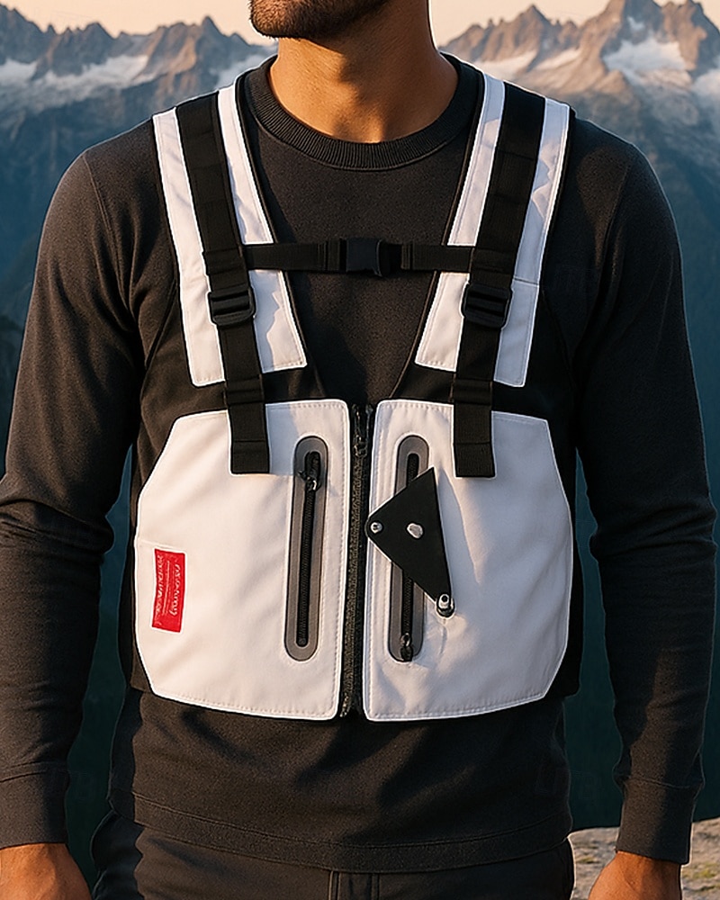 Hiking Backpack Rain Waterproof Breathable Outdoor Hiking Climbing Camping Oxford Cloth Black White 2025 - $29.99 –P3