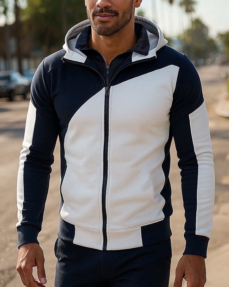 Hombre Chaqueta para correr Chaqueta para exteriores Chaqueta con capucha Bolsillo Con Capucha Manga Larga Camiseta Ropa Deportiva Impermeable Resistente al Viento Ligero Transpirable Entrenamiento 2025 - $16.49 –P1