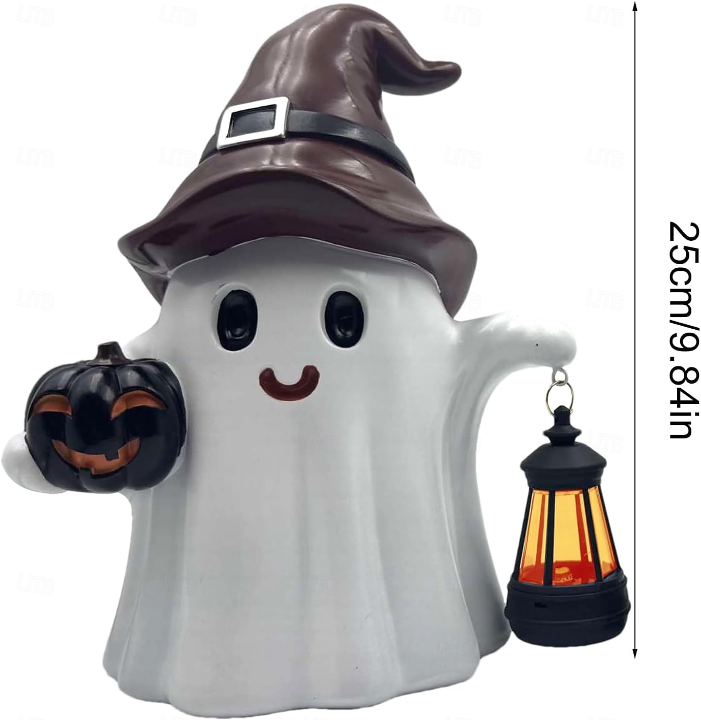 1 ks halloween venkovní solární vodotěsná lucerna duchů vnitřní a venkovní nádvoří zahradní cesta terasa restaurace ložnice dekorativní světlo krajinářské světlo 2025 - $23.99 –P1