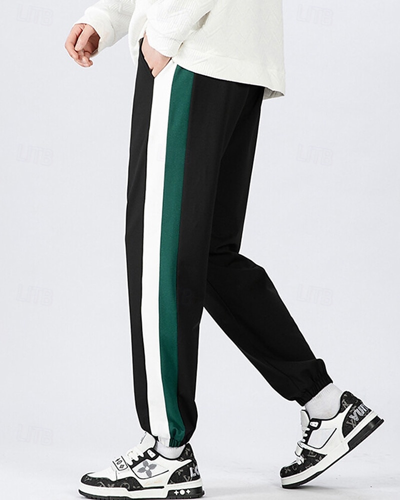 Voor heren Hardloopbroeken Sportbroek Jogger-joggingbroek Zak met rits Kleding Onderlichaam Sportkleding Sportschool Training Herfst Zonbescherming Winddicht Lichtgewicht Voor buiten Hardlopen Yoga 2025 - $12.99 –P5