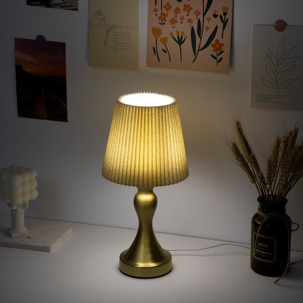 Lampe de lecture décorative moderne contemporaine alimentée par USB pour intérieur en métal de 2025 ? $21.99 –P1