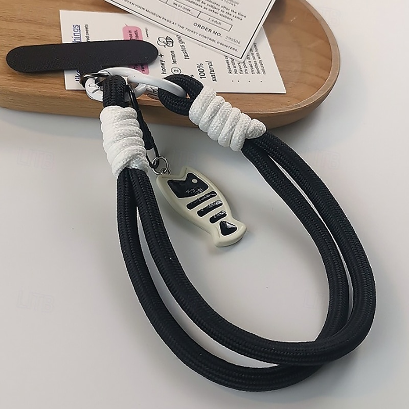 nytt mode katt fiskbenshänge hängande rep kort handledsflätat rep turist bergsklättring handrep 2025 - $8.99 –P7
