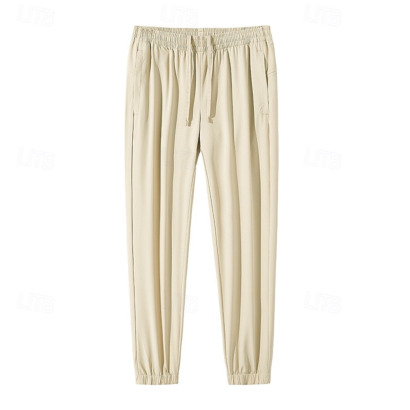 Homens Calça Cargo Calças de Trilha Calça Jogger Calças De Chuva Para Trilha Verão Ao ar livre Normal Secagem Rápida Refrescante Respirável Calças Com Cordão Bolsos Cintura elástica Preto Cinza Escuro de 2025 por $31.99 –P2