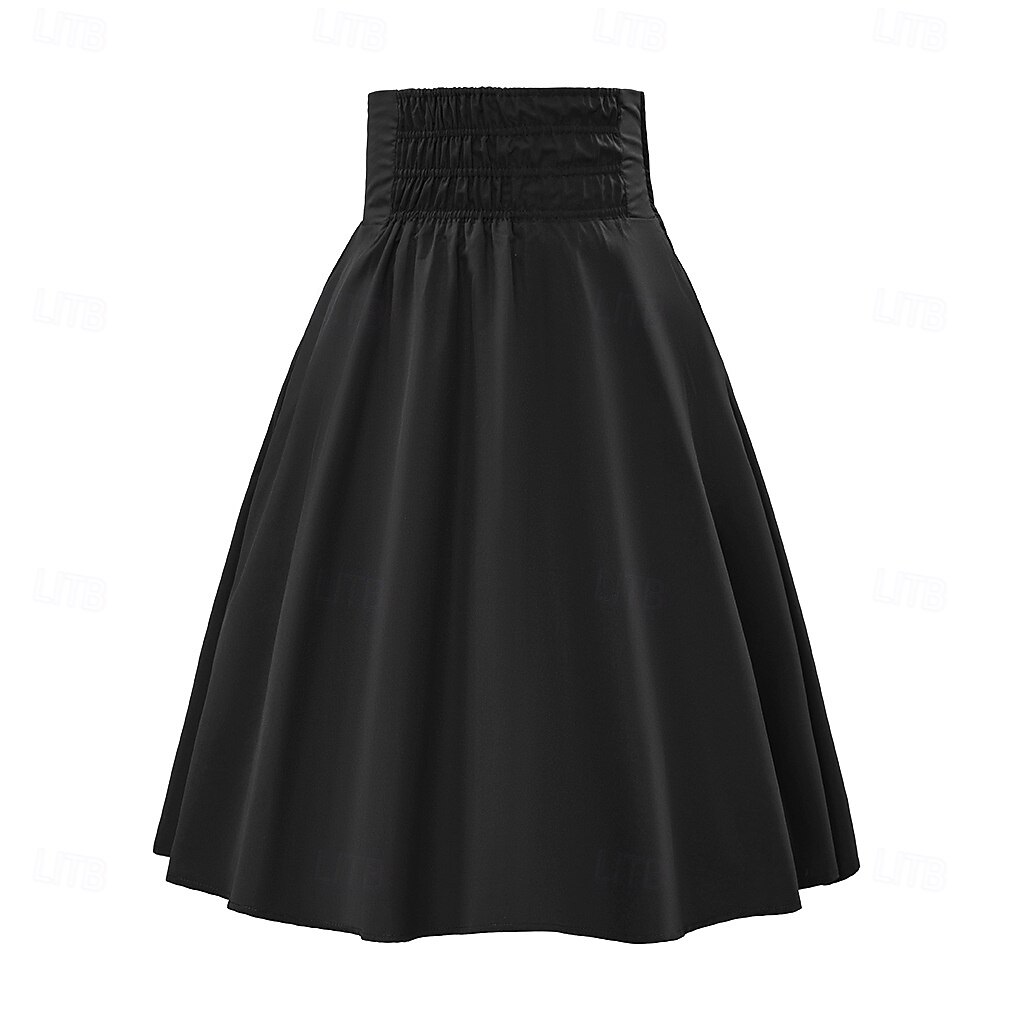 Retro / vintage Medieval Renascentist Lung Fustă Pentru femei Halloween Mascaradă Tematica Târgul Renașterii Festival Adulți Fustă 2025 - $72.99 –P19