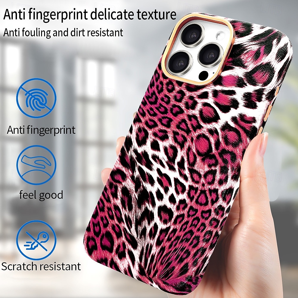 telefono Custodia Per iPhone 16 iPhone 15 Pro Max Copertura Posteriore Magnetico Resistente agli urti Retrò TPU Pelle PU del 2025 a $25.99 –P6