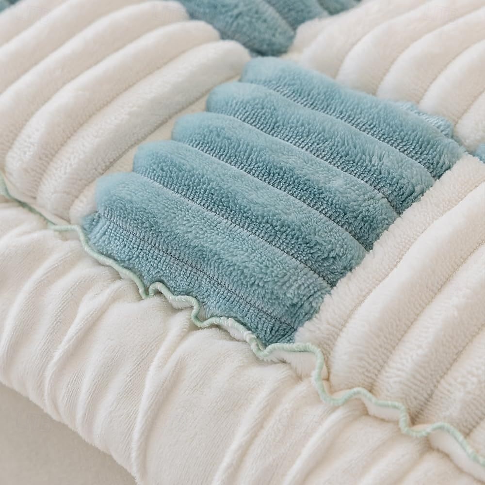 Copridivano per letto con motivo scozzese quadrato color crema, per cani e gatti del 2025 a $130.99 –P1