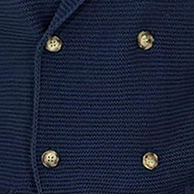 Per uomo Felpa Cardigan A Coste Maglia Top Regolari Lavorato a maglia Semplice Dentellato Moderno Contemporaneo Elegante casual Ufficio Casuale Abbigliamento Primavera & Autunno Nero Blu scuro S M L del 2025 a $41.99 –P9