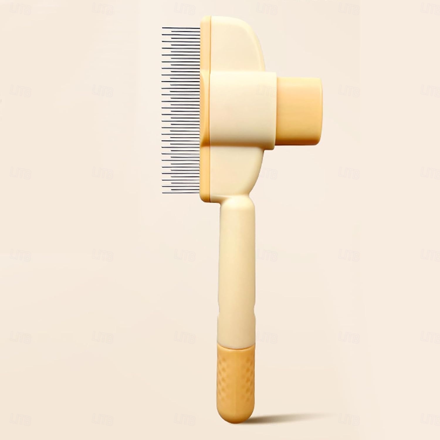 pente para remoção de pelos de animais de estimação com botão de liberação, pente para remoção de pelos de animais de estimação contra pulgas, para cães ou gatos de pelo longo e curto de 2025 por $13.99 –P2