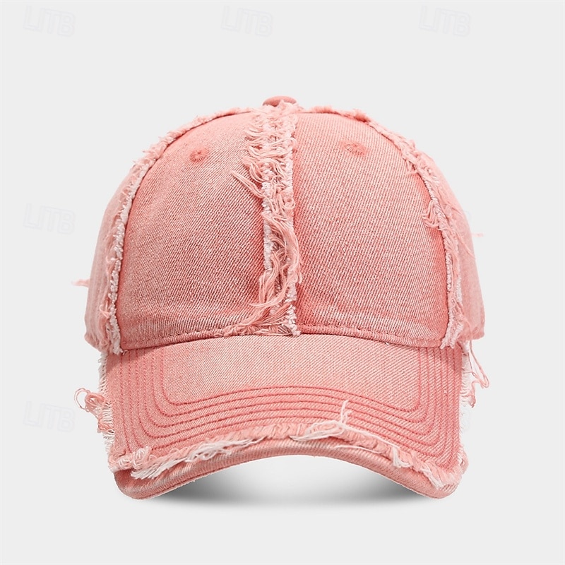 Per uomo Cappellino da Baseball Cappello da Sole Cappello da Camionista Nero Rosa Jeans Moda Casual Streetwear Quotidiano Tinta unica Regolabile Protezione solare Traspirante del 2025 a $9.99 –P5