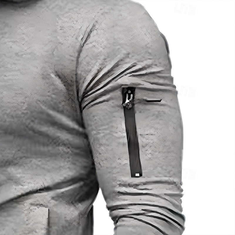 Hombre Sudadera Sudadera con capucha y cremallera completa Sudadera con capucha de lana Sudadera táctica con capucha Sudadera con capucha forrada de polar Negro Verde Ejército Azul Marino Gris Con 2025 - $23.99 –P5