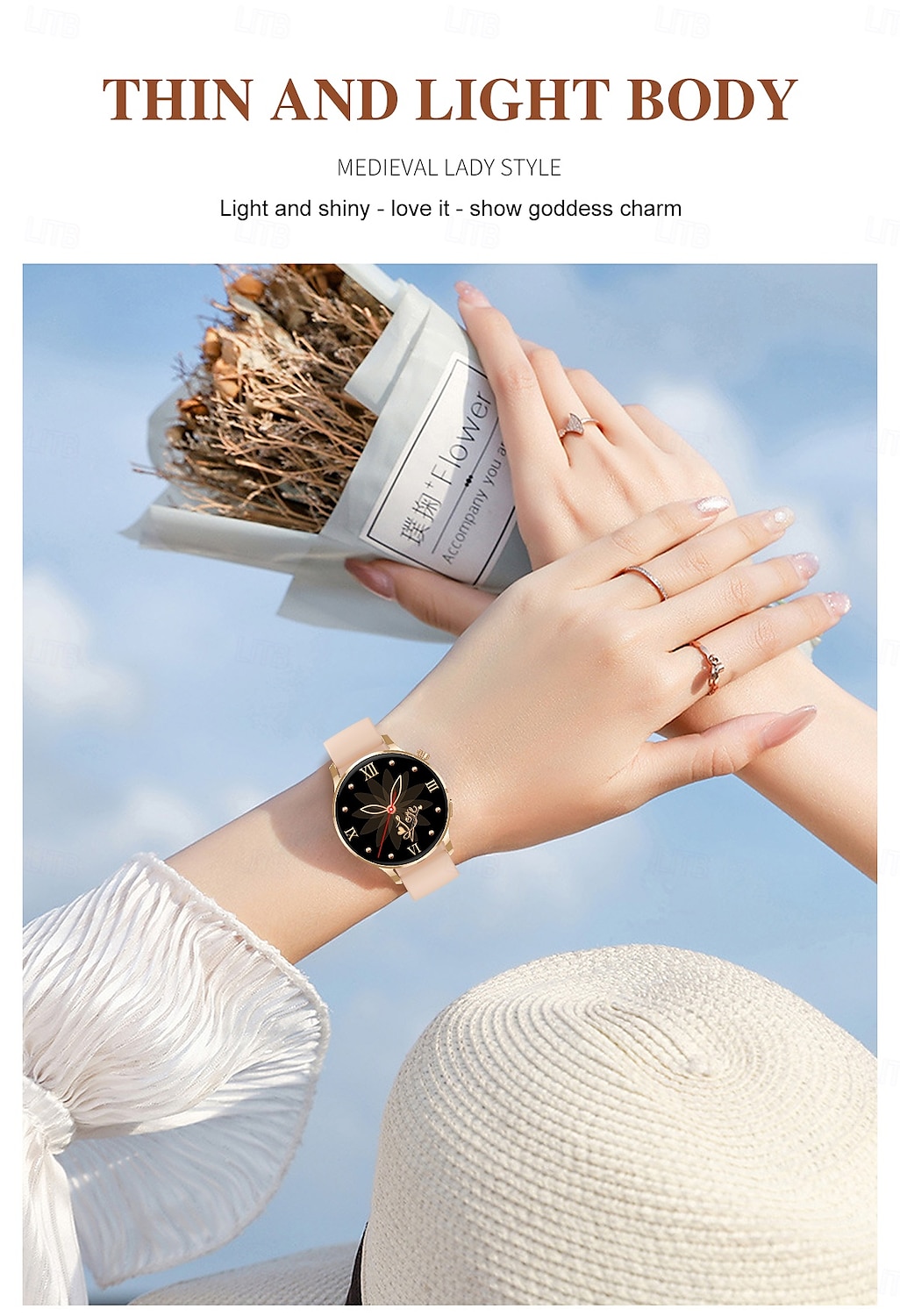 Watch3 Pro Reloj inteligente 1.3 pulgada Smartwatch Reloj elegante Bluetooth Podómetro Recordatorio de Llamadas Seguimiento de Actividad Seguimiento del Sueño Monitor de Pulso Cardiaco Compatible con 2025 - $39.99 –P3