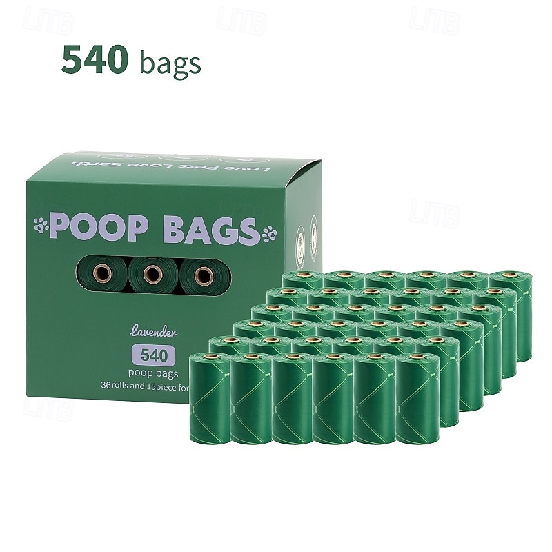 New Environmentally Friendly Recyclable Dog Poop Bag Portable Storage Bag With Hands-Free Clip Pet Waste Bag 36 Rolls 2025 - $50.99 –P13