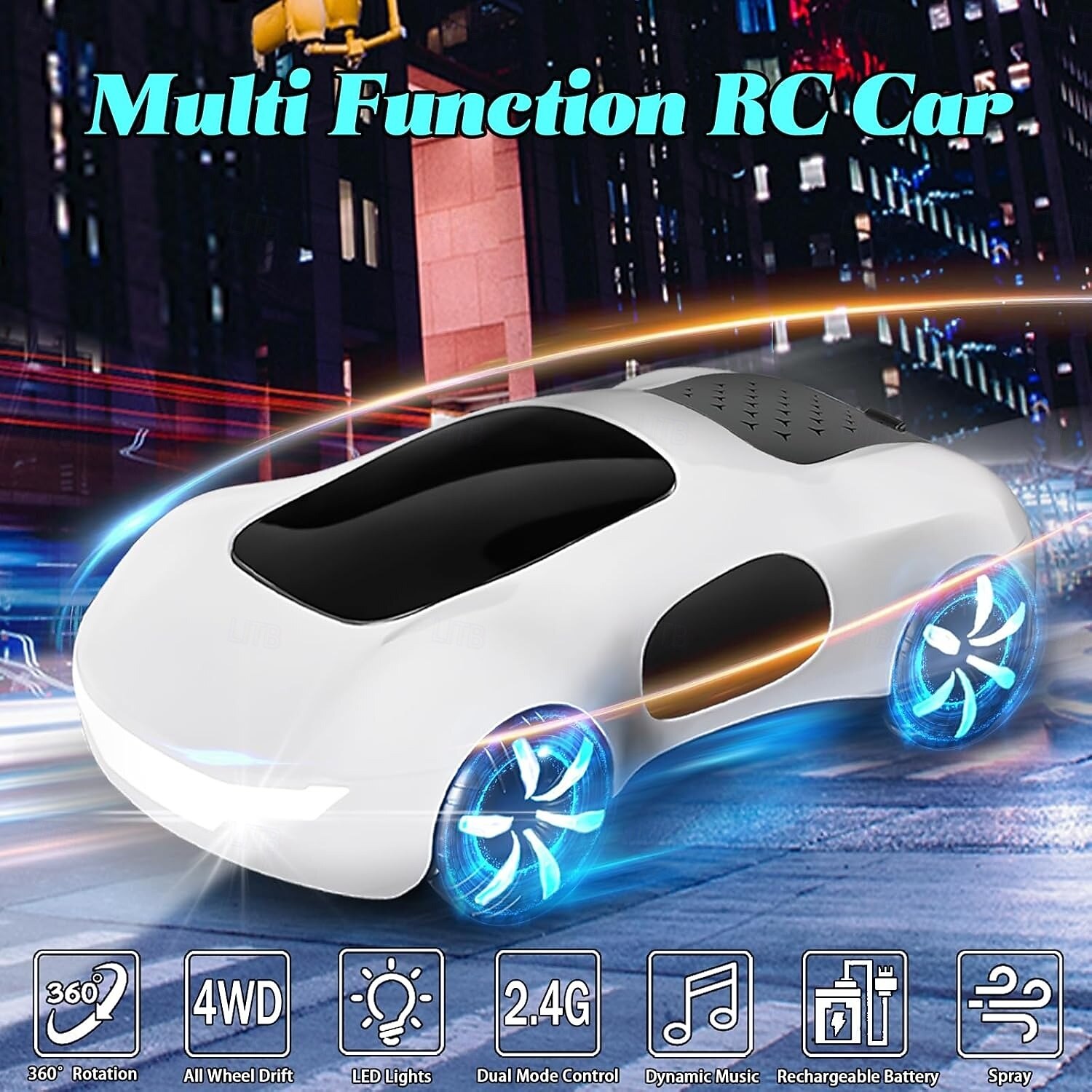 RC driftovací auto, auta na dálkové ovládání pro dospělé 1/14 2,4 GHz, driftovací auto s gesty, kaskadérská auta, RC auta s dvojitým sprejem, RC driftovací auto, vysokorychlostní driftovací auta na 2025 - $39.99 –P7