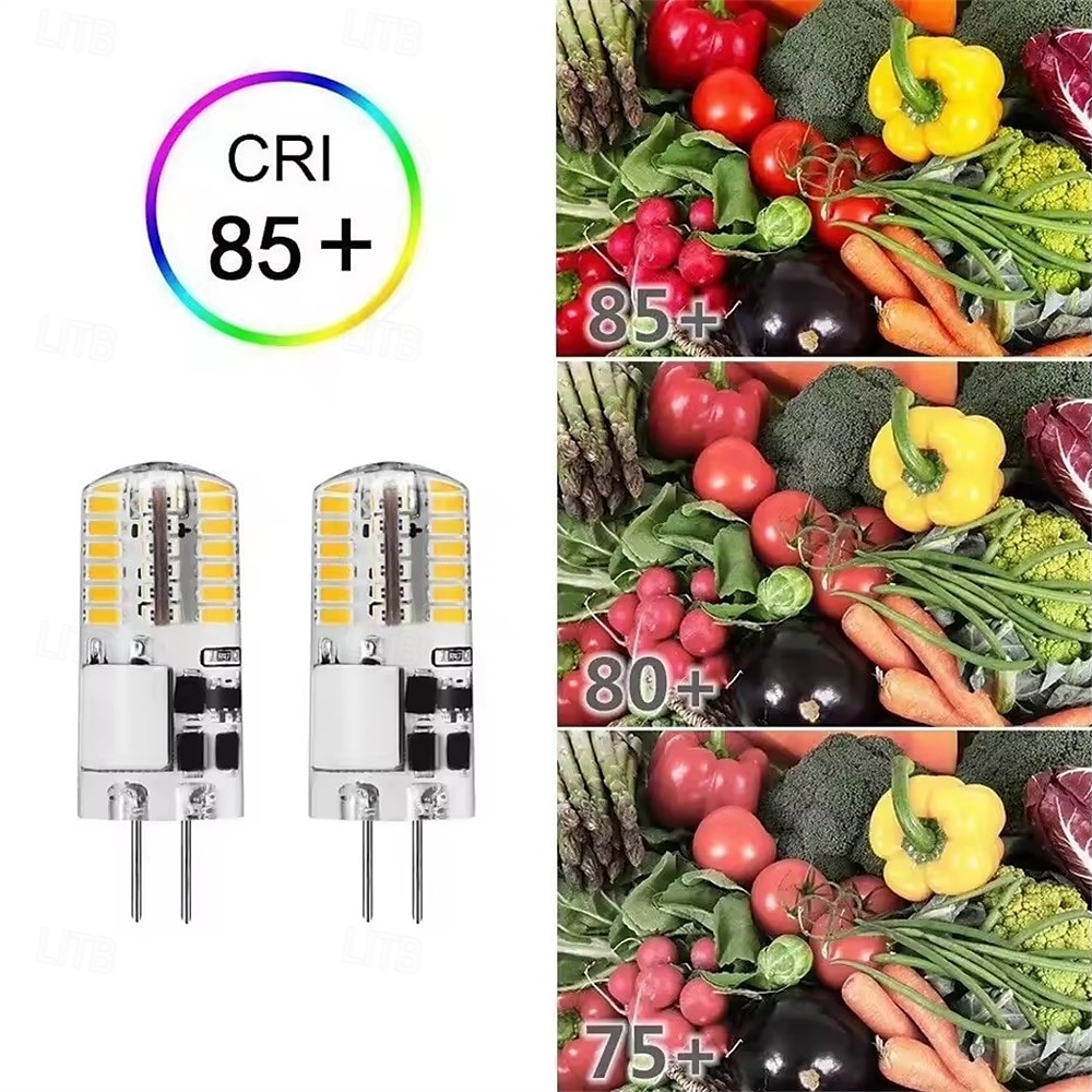 10 Pcs No Flicker AC/DC12V G4 LED Bulb 2W 3W Silicone 24/48LEDS SMD3014 Super Bright Replace 30W Halogen Chandelier Light 2025 - $32.99 –P5