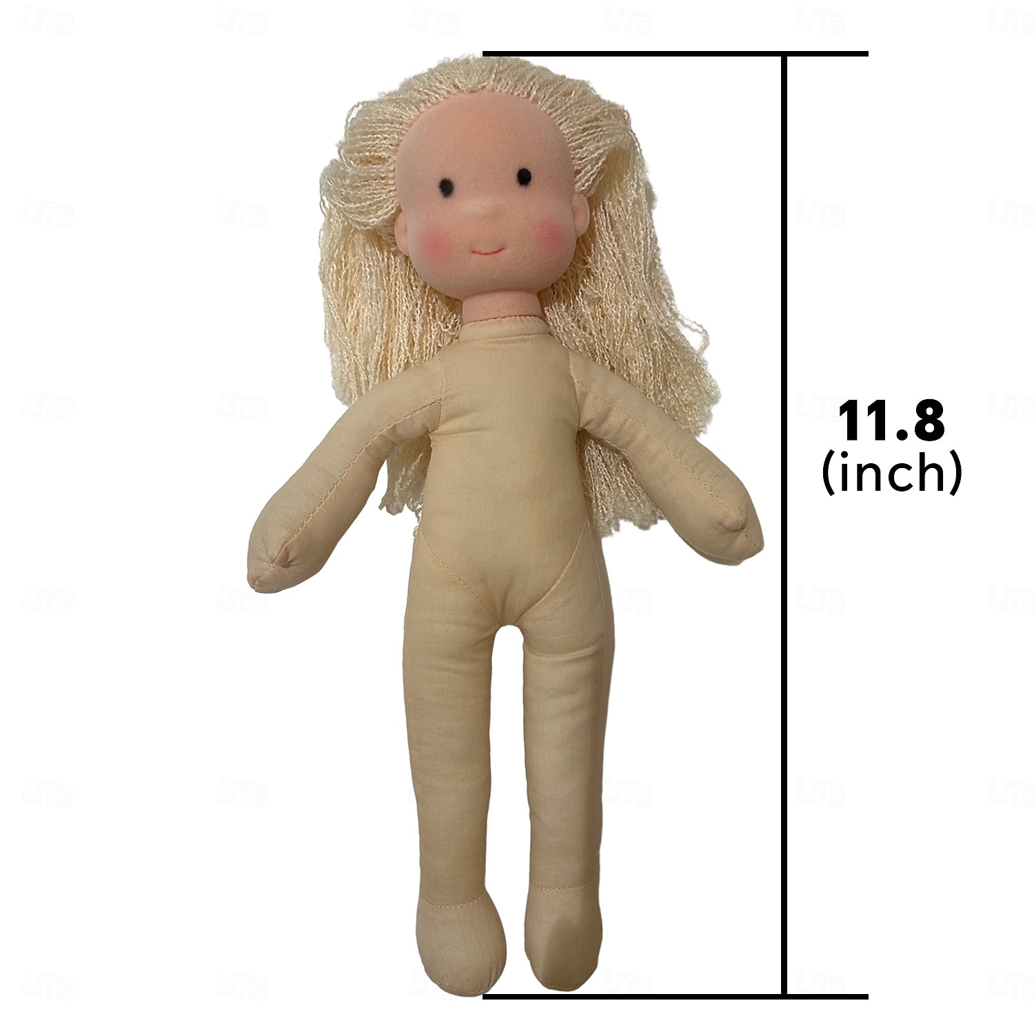 Boneca Waldorf feita à mão para bebês meninas com conjuntos de roupas - boneca de pelúcia macia de 11,8 polegadas para crianças pequenas, presente de Natal ideal para crianças de 2025 por $55.99 –P5
