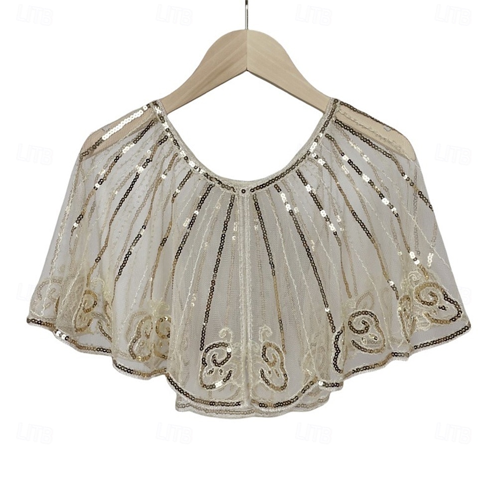 kvinners 1920-talls sjal sjal paljetter flapper kveldssjal for kvinner Gatsby-tilbehør til Harlem-kvelden 2025 - $36.99 –P8