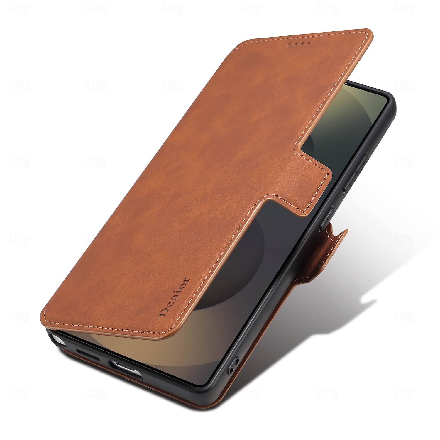 Phone Case For Samsung Galaxy S25 Plus S25 Ultra S24 Ultra S24 Plus Back Cover Support Wireless Charging Kickstand Card Slot Retro TPU PU Leather 2025 - $22.99 –P1