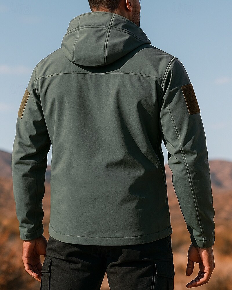 Hombre Cortavientos Chaqueta Chaqueta Softshell Al aire libre Impermeable Resistente al Viento Trajes de senderismo Ropa de senderismo Primavera Otoño Camiseta Caza Camping / Senderismo 2025 - $36.99 –P2