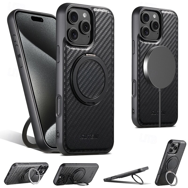 puhelin Etui Käyttötarkoitus iPhone 16 iPhone 16 Plus iPhone 16 Pro iPhone 16 Pro Max iPhone 15 14 Pro Max Plus iPhone 13 Pro Max Takakuori Tuella Magneetti Iskunkestävä Retro 2025 - $24.99 –P2