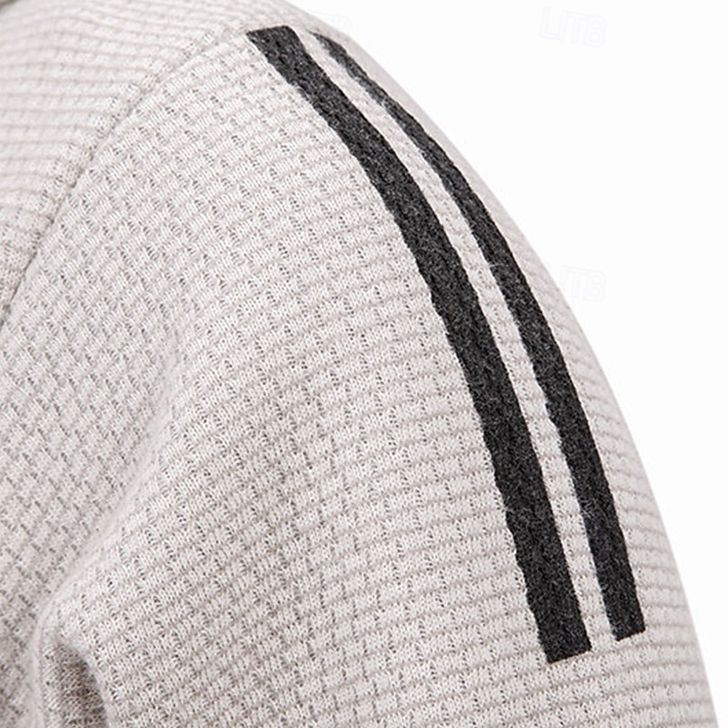 Homens Suéter Vestido Suéter Sueter Cardigan Suéter com zíper Suéter de malha Estriado Tricotar Tops regulares Tricotado Estriado Tecido Com Capuz Moda Xales Casual Roupa Diária Roupa Outono Inverno de 2025 por $32.99 –P4