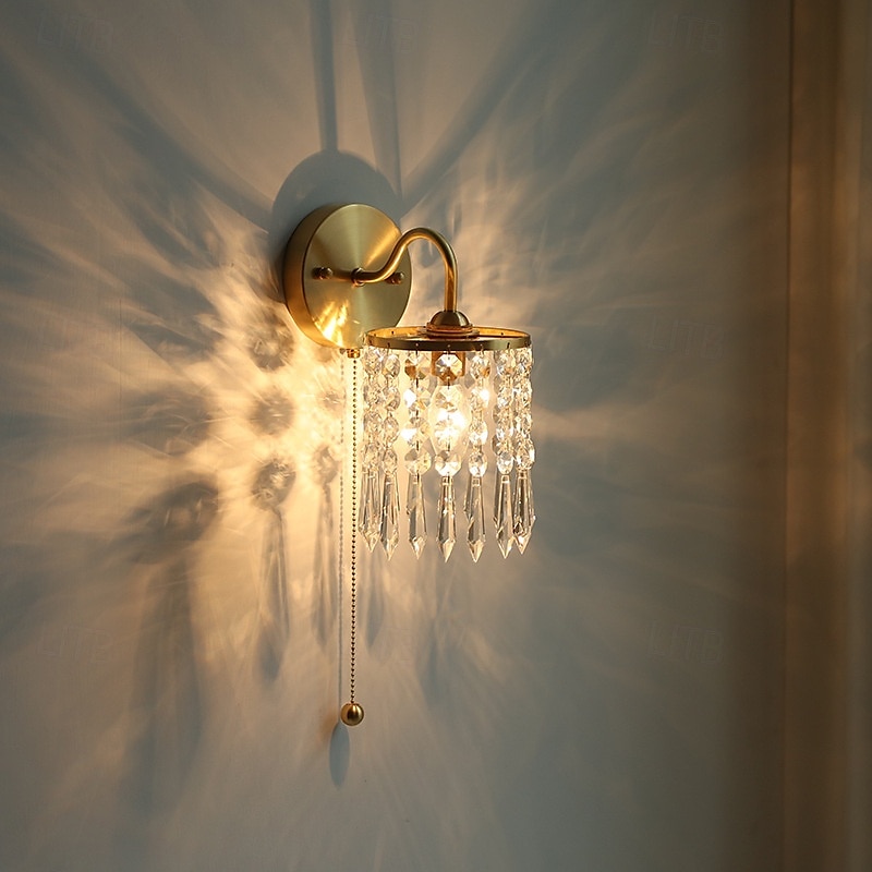 Aplique de pared, apliques de pared modernos, apliques de pared de estilo rústico con pantalla de vidrio transparente, apliques de pared para sala de estar, dormitorio, escalera, baño, pasillo 2025 - $156.99 –P2