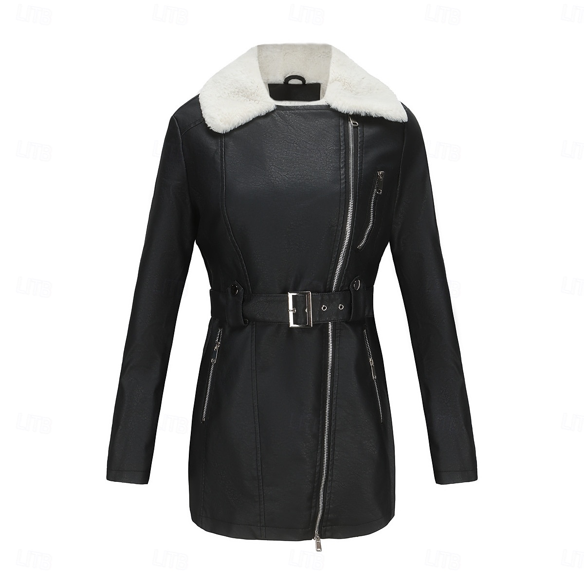 Femmes Veste en Polaire Confortable Fermeture intégrale Mode street style Uni Extérieur Décontracté Quotidien Régulier Col Rabattu Coupe régulière manche longue Vêtements d'extérieur Noir Bleu Chameau de 2025 ? $51.99 –P10