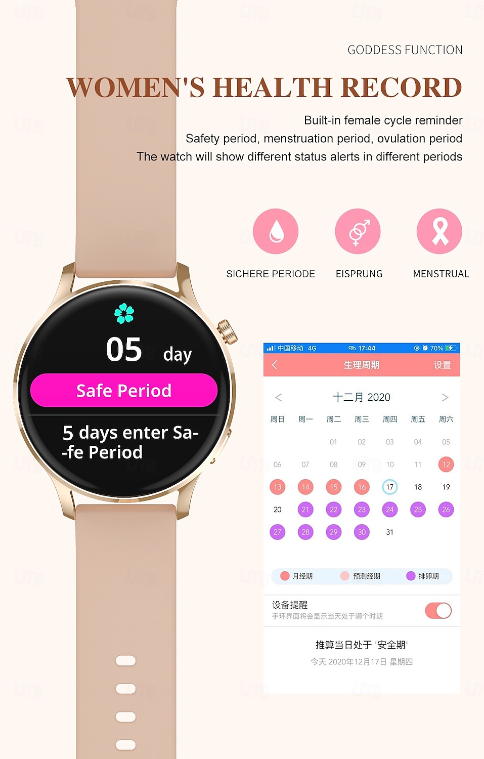 Watch3 Pro Reloj inteligente 1.3 pulgada Smartwatch Reloj elegante Bluetooth Podómetro Recordatorio de Llamadas Seguimiento de Actividad Seguimiento del Sueño Monitor de Pulso Cardiaco Compatible con 2025 - $39.99 –P5