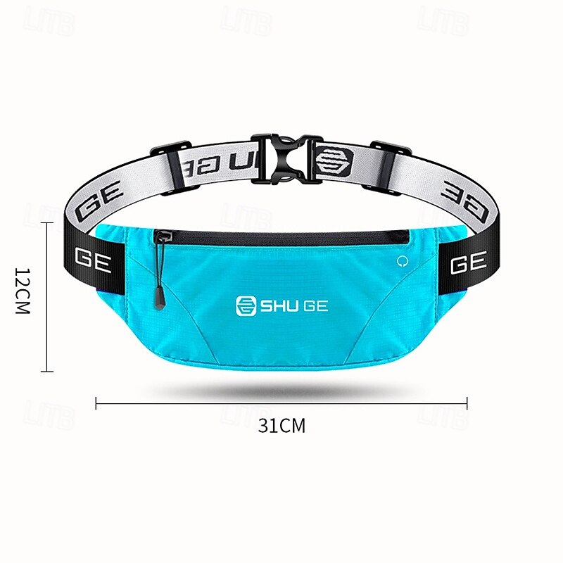 Bolsa de cintura Riñonera para correr Riñonera deportiva para Maratón Correr Corriendo Bolsas de Deporte Ligero Antirrobo Resistente al Agua Con compartimentos Nailon Hombre Mujer Bolsa para correr 2025 - $11.49 –P7