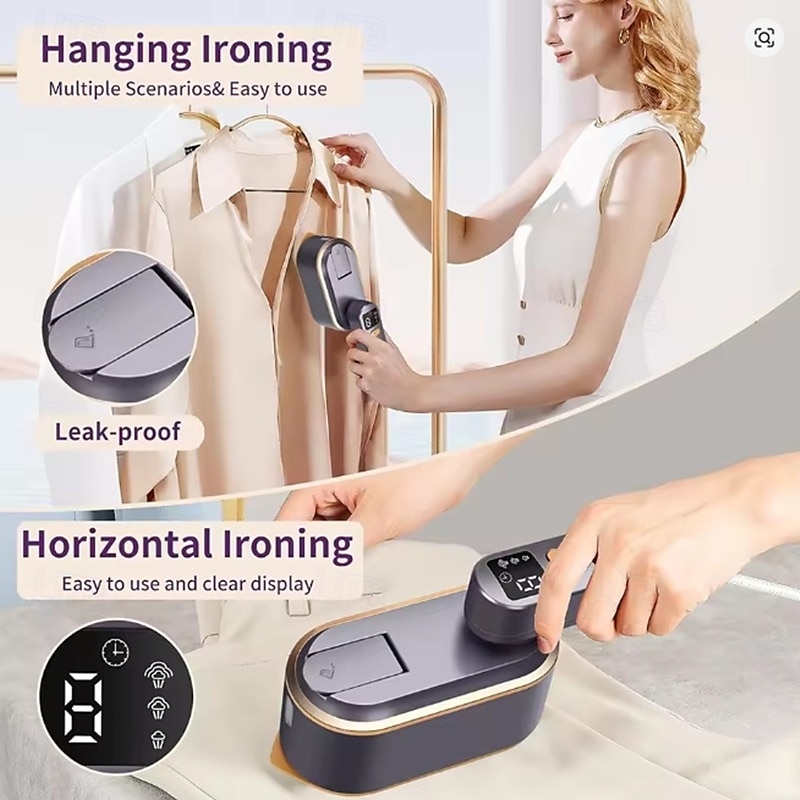 Handheld Hanging Ironing Machine Folding Three-speed Digital Display Steam Ironing Machine for Household Small Portable Travel Iron 2025 - $47.99 –P7