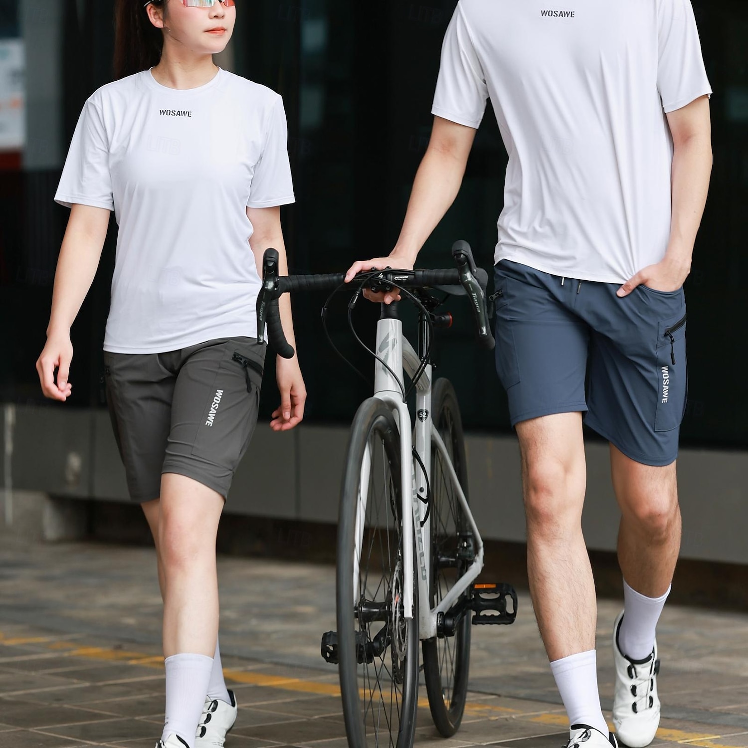 wosawe zomer racefiets speed mountain shorts multifunctionele fietsbroek met zakken ademend snel drogend fietsshirt bd129 2025 - $46.99 –P10