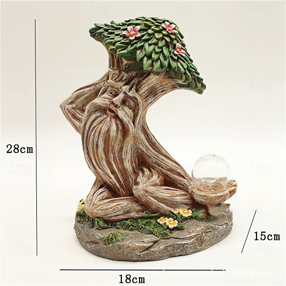 ulkokäyttöön tarkoitetut aurinkoenergialla toimivat pihavalot hartsiveistokset vanhuksille käsityöt parvekkeille ulkopuutarhoihin ja pihavalaisimet 1 kpl 2025 - $32.99 –P1