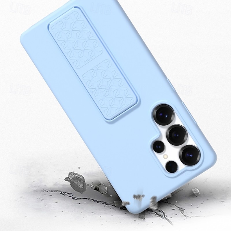 telefono Custodia Per Samsung Galaxy S25 S25 Ultra S24 Ultra S24 Plus S24 S23 Ultra Plus S23 Copertura Posteriore Cavalletto Resistente agli urti Motivo Geometrico PC Silicone del 2025 a $16.99 –P1