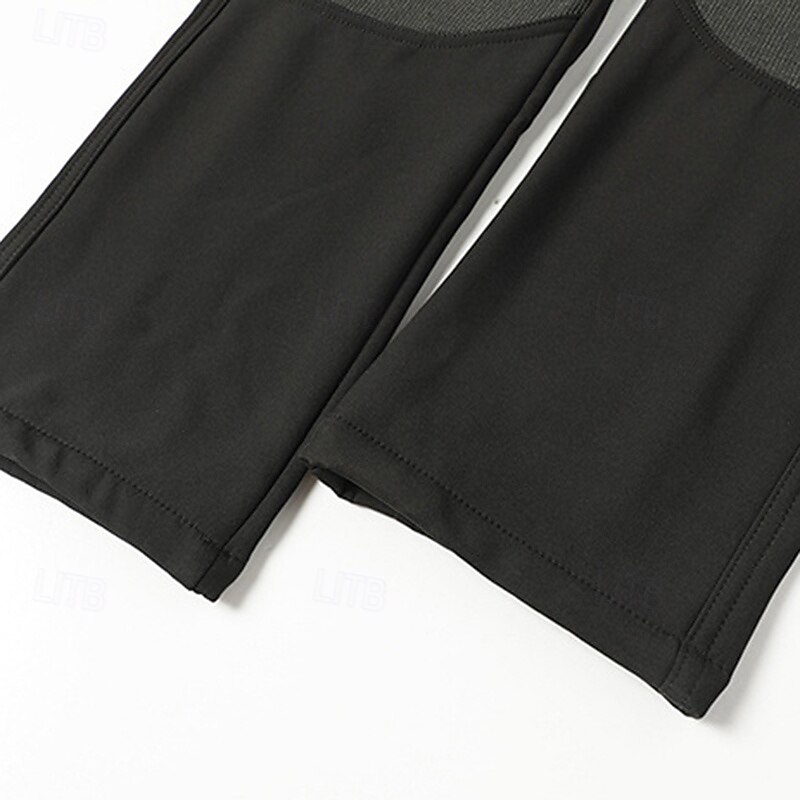 Hombre Pantalones cargo Pantalones para senderismo Pantalones de lluvia para senderismo Invierno Al aire libre Ajuste regular Impermeable Resistente al Viento Prendas de abajo Bolsillo Negro Verde 2025 - $35.99 –P12