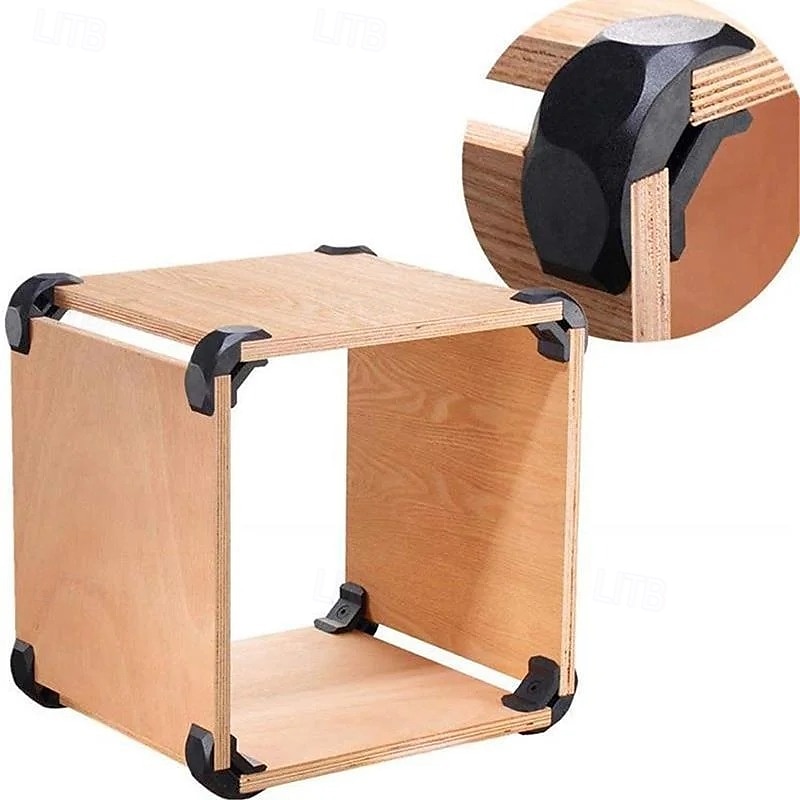 Kit de connecteurs en bois pour assemblage de meubles, équerre à 90 degrés, vis de joint, gabarit de perçage de poche, ensemble de fixations pour le travail du bois, support de cadre d'armoire de 2025 ? $7.99 –P9
