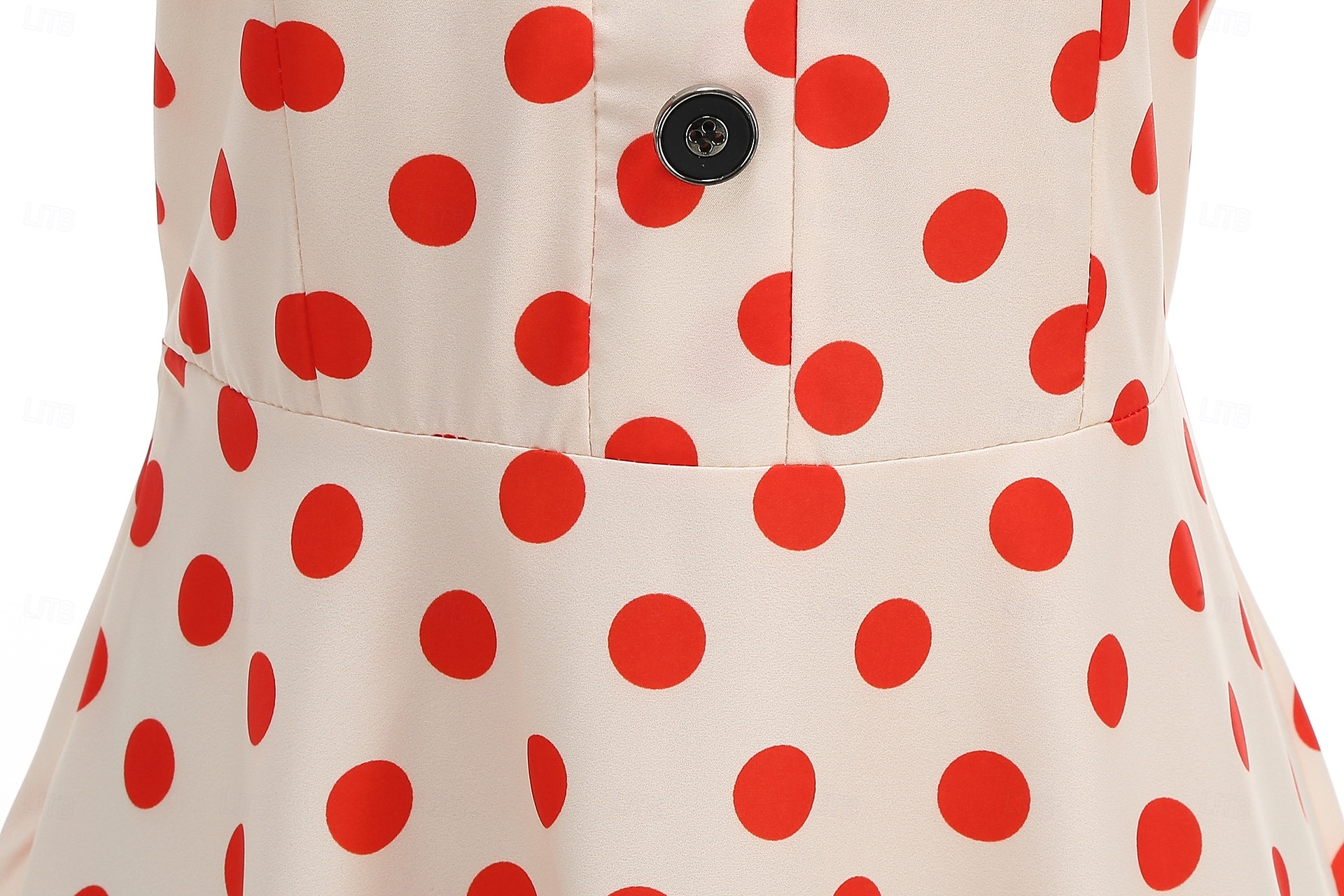 Retro 50. léta Rockabilly Polední Houpací šaty Flare šaty Košilové šaty Přizpůsobení a odlesky Puntíky Maškarní kostým Dámské předvečer Všech svatých Karneval Dovolená Běžné / Denní Retro tematick 2025 - $30.99 –P8