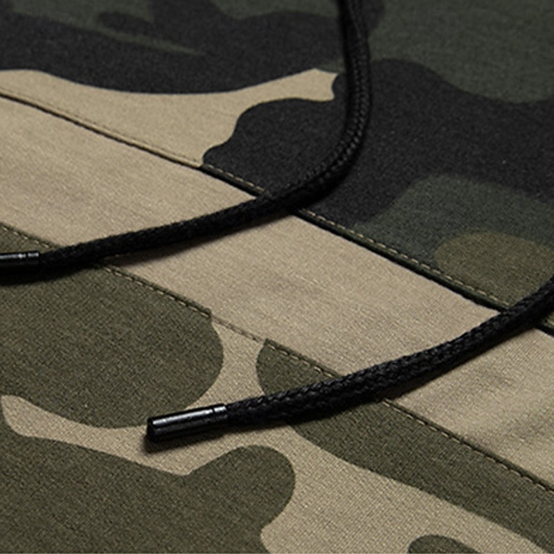 Herre Hattetrøje Joggedress sweatsuit Militærgrønn Kakifarget Med hette Kamuflasje Farge 2 deler Sport & Utendørs Daglig Ferie Polyester Gatemote Grunnleggende Fritid Vår Høst Klær Gensere Gensere 2025 - $46.99 –P7